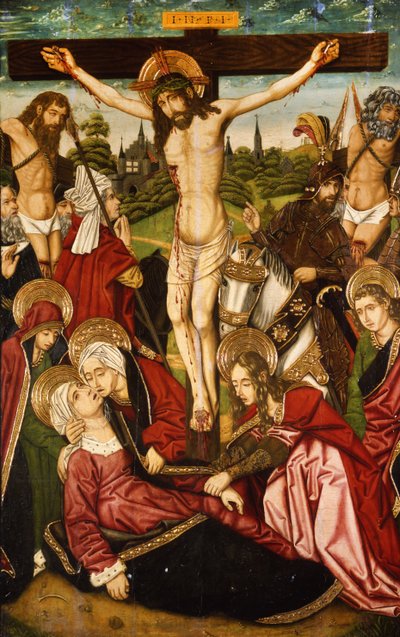 The Crucifixion, c.1480-90 by Martín Bernat